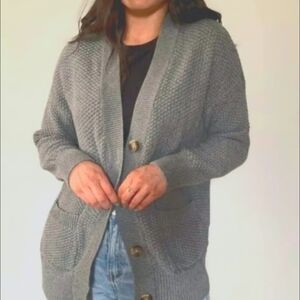 Aerie‎ Gray Women's Cardigan Sweater